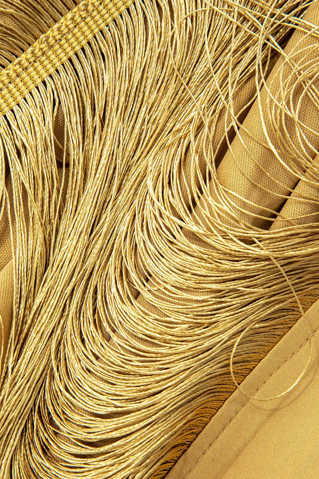 ALICE - Golden Fringe Mini Dress – Luxury Holiday Party Edition