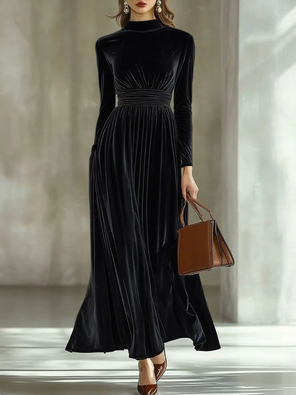 CHIARA - Velvet Elegance Maxi Dress — Holiday Luxe Edition