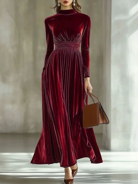 CHIARA - Velvet Elegance Maxi Dress — Holiday Luxe Edition