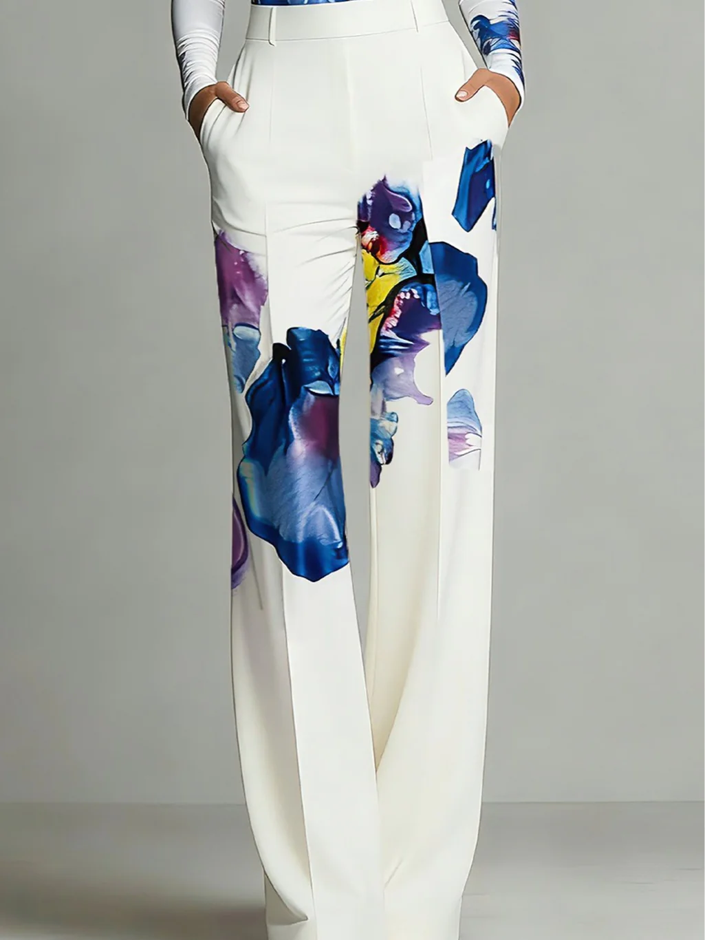 BENEDETTA - Floral Art Wide-Leg Set
