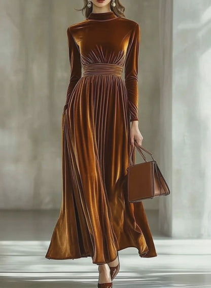CHIARA - Velvet Elegance Maxi Dress — Holiday Luxe Edition